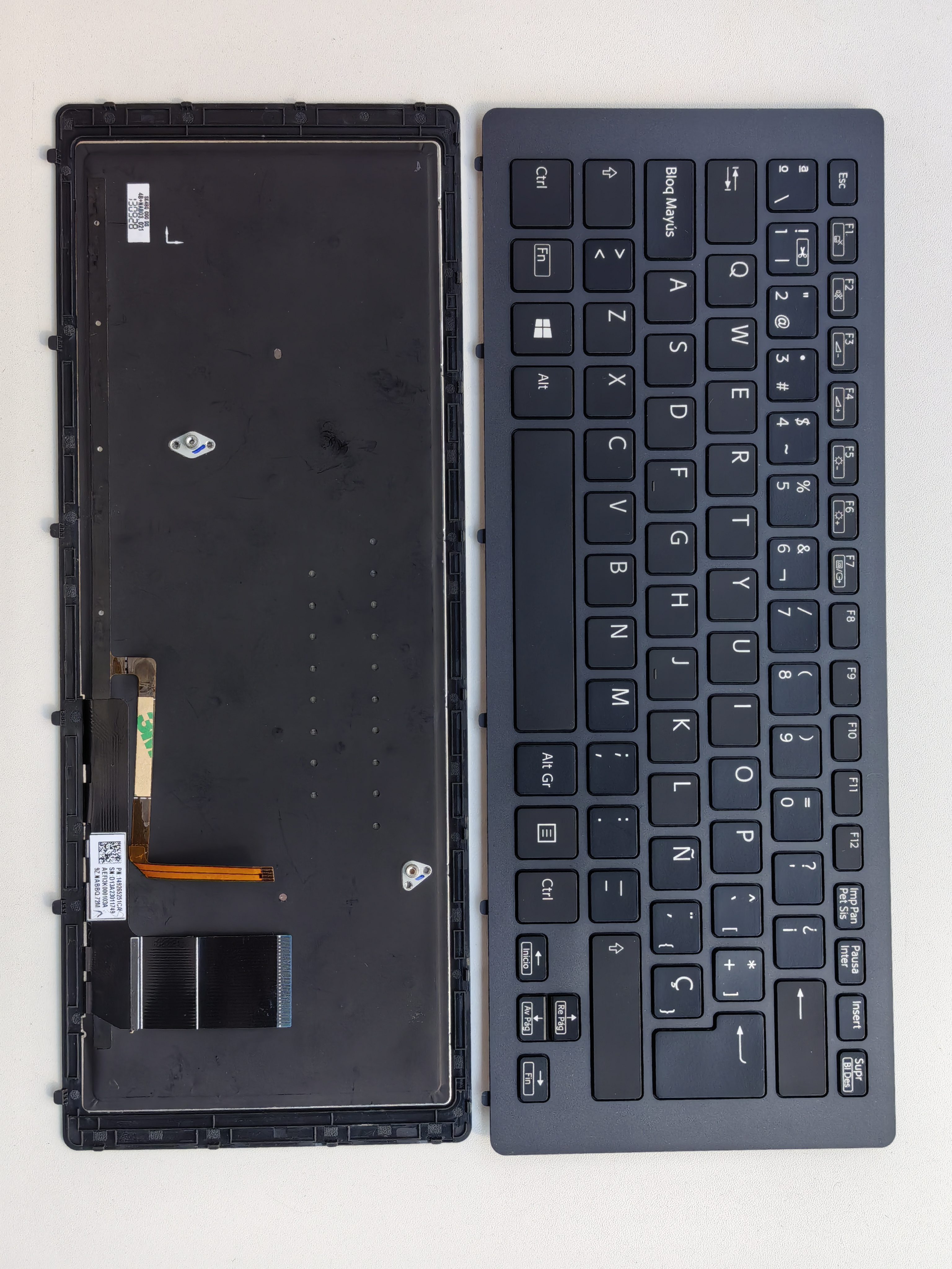 Picture of New Replacement Laptop Keyboard For SONY SVF15N BLACK FRAME BLACK Backlit Sp Layout